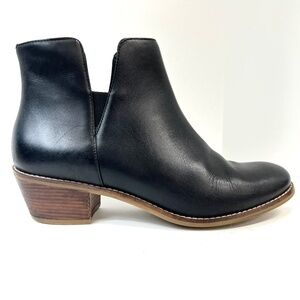 Cole Haan Abbot Ankle Boots Black Leather Size 8